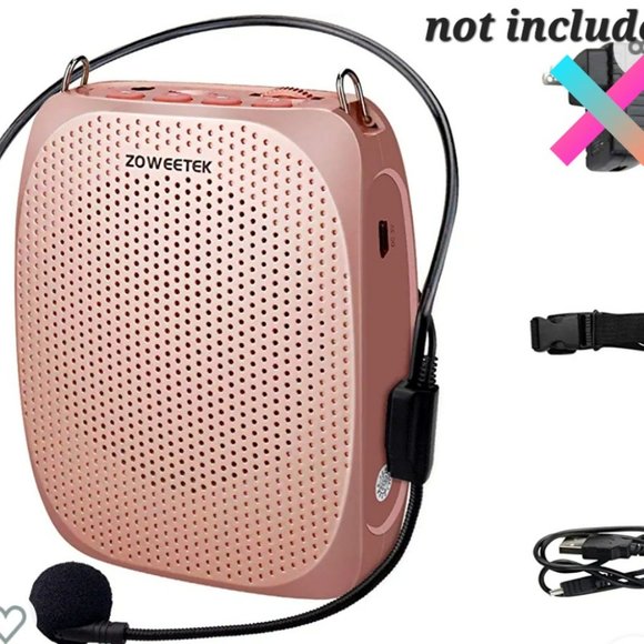 ZOWEETEK Portable Voice Amplifier Microphone Headset for Speakers - Picture 1 of 11